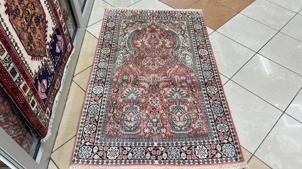 3818 Kasmri hernyselyem Isfahan kzi perzsa sznyeg 93X150CM