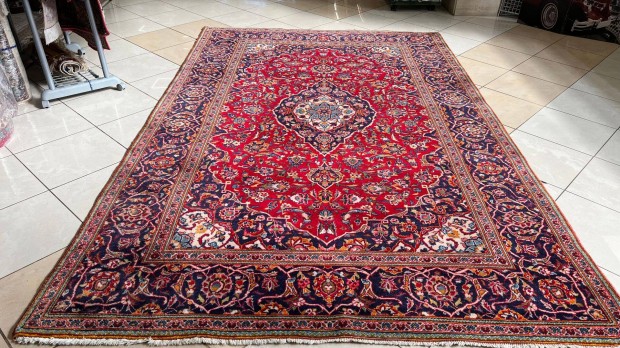 3870 Irni Kashan Kzi csom gyapj perzsa sznyeg 200X305CM Ingyen FU