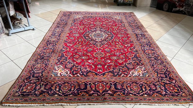 3870 Iráni Kashan Kézi csomó gyapjú perzsa szőnyeg 200X305CM Ingyen FU
