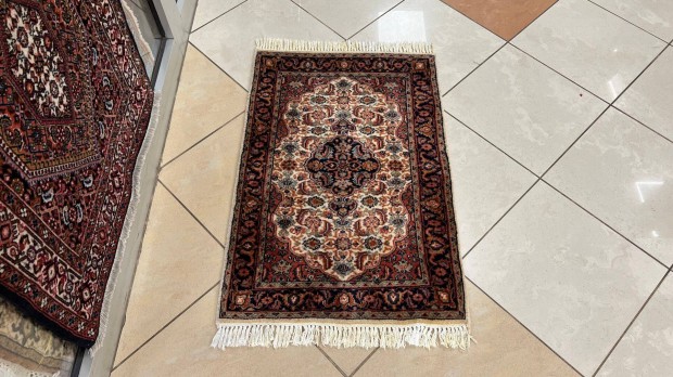 3886 Hindu Herati kézi gyapjú perzsa szőnyeg 63X95CM Ingyen Futár