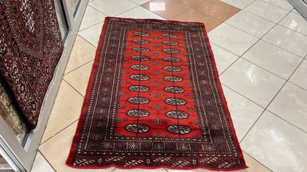 3887 Pakisztni Bokhara kzi csom gyapj perzsa Sznyeg 95X155CM