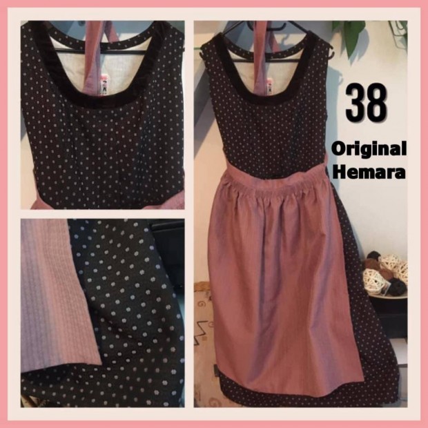 38-as hossz barna Dirndl ruha