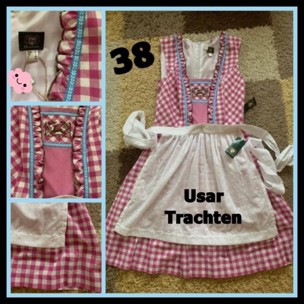 38-as rzsaszn kocks Dirndl ruha /j/