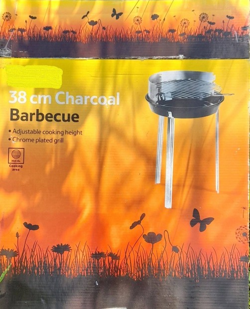 38 cm-es j, faszenes grillst, barbecue elad