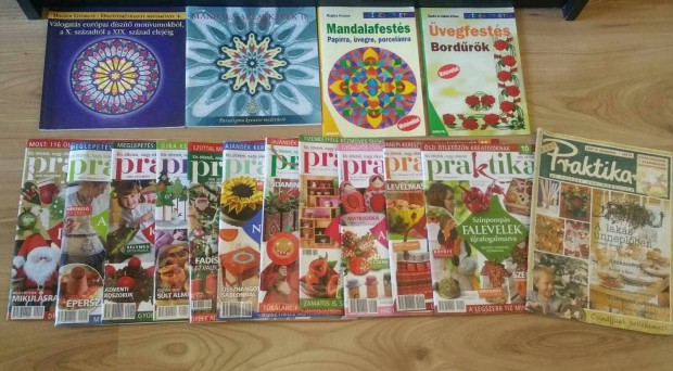 38db Magazin Praktika Keresztszemes vegfests Mandala Diana Diszdoboz