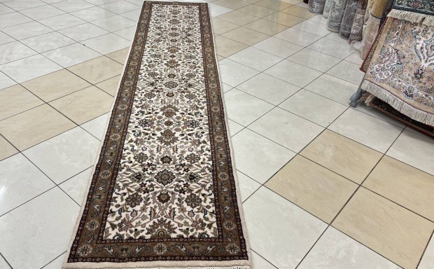 3911 Hindu Herati kézi gyapjú perzsa futó szőnyeg 85X400CM Ingyen Fut