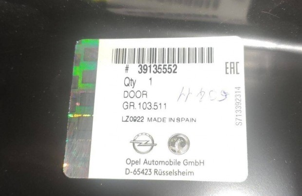 39135552 - Opel - Ajt J.H