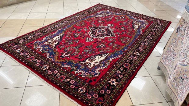 3949 Eredeti Iráni Sarogh kézi csomó gyapjú szőnyeg 209X301CM