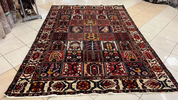 3966 Iráni Bakhtiari kézi csomó gyapjú perzsa szőnyeg 210X310CM