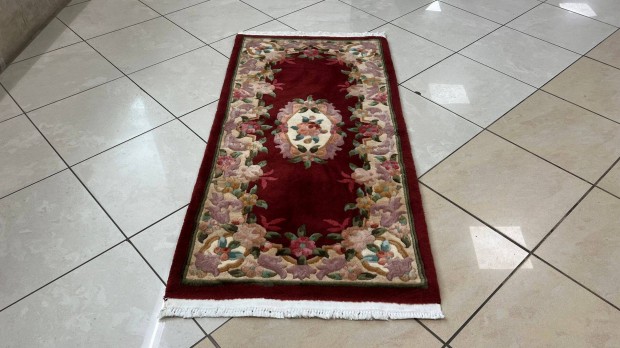 3988 Kínai Peking mintás kézi csomó gyapjú perzsa szőnyeg 70X145CM