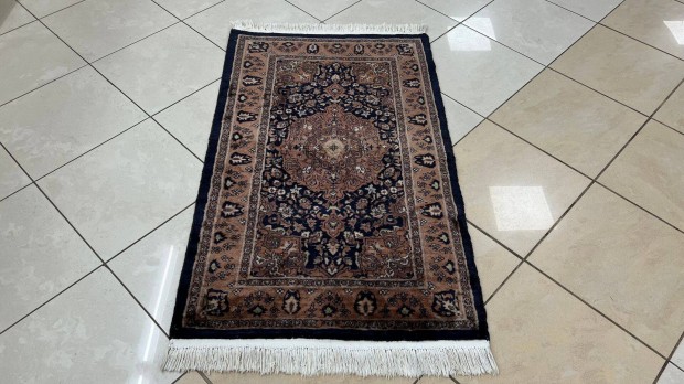 3991 Hindu Tabríz Kézi Gyapjú Perzsa Szőnyeg 80X130CM Ingyen Futár