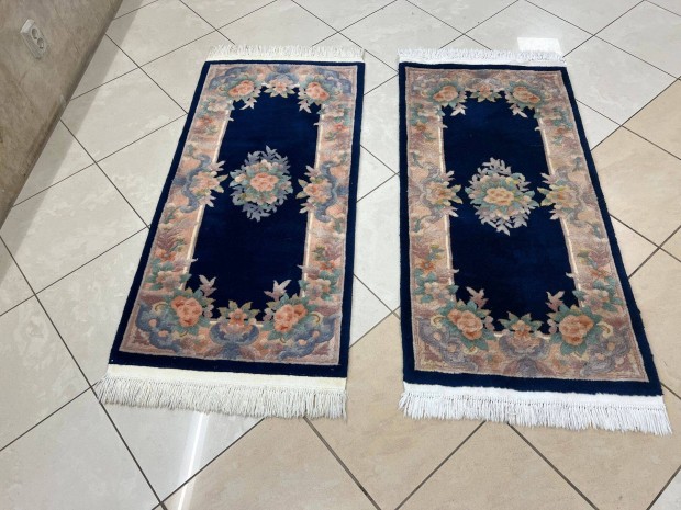 3994 Kínai Peking mintás kézi csomó gyapjú perzsa szőnyeg 70X150CM