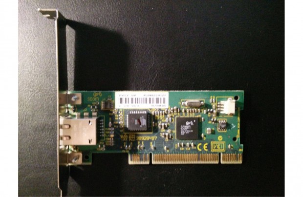 3Com Etherlink 3C905CX-Txm retro PCI Fast Ethernet kártya