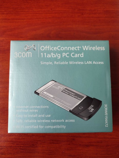 3Com Officeconnect Cardbus vezetk nlkli LAN 802.11g WiFi PC krtya