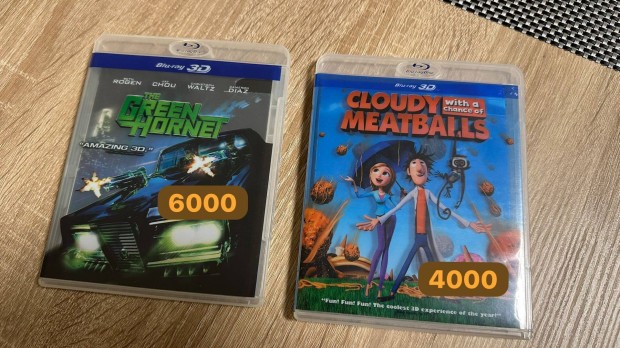 3D Blu Ray Filmek, Szinkronos