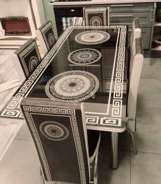 3D Étkező Asztalok 6székkel Több mintában,száll.is