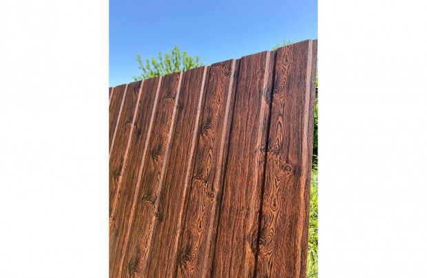 3D Fa Mintás Trapézlemez Kapható 0.45mm T8 150x120 cm