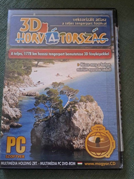 3D Horvtorszg vektorlt atlasz PC szoftver - bontatlan