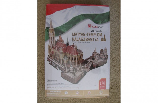 3D Puzzle Mtys templom Halszbstya