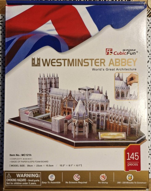 3D Puzzle Westminster Abbey