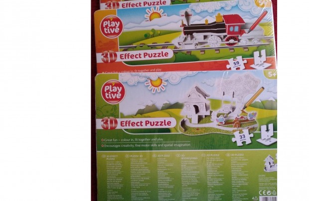 3D Puzzle, kreatv ignyes jtk! festhet, j