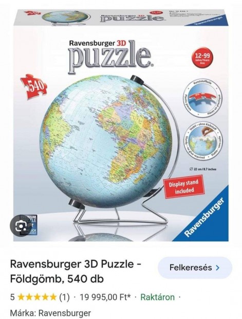 3D Ravensburger Puzzle (bontatlan)