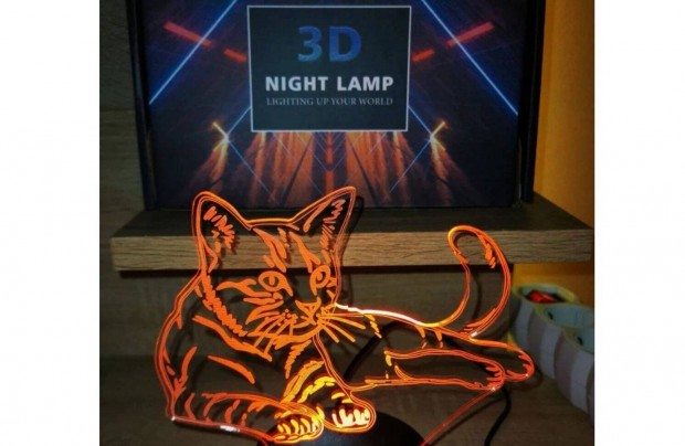 3D macska led