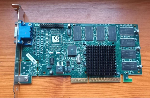 3Dfx Voodoo 3 2000 AGP 16MB videókártya retró
