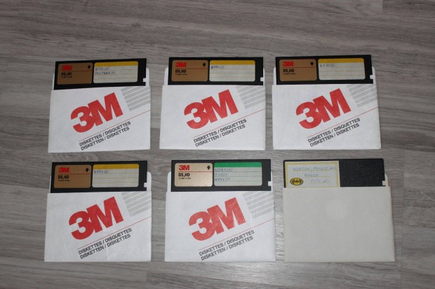 3M 5.25" floppy lemezek