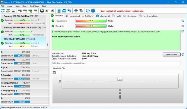 3TB Toshiba + 1TB WD Black HDD