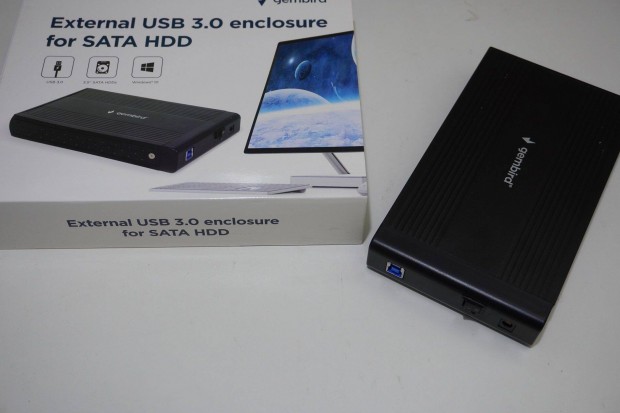3TB-os Külső merevlemez, HDD adattároló lemez Külsőmerevlemez