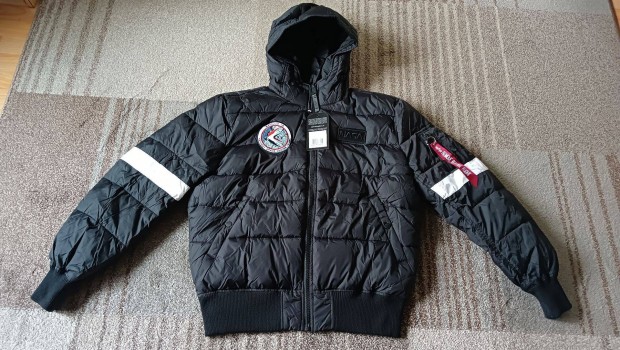 3XL Alpha Industries Hooded Puffer NASA dzseki j!