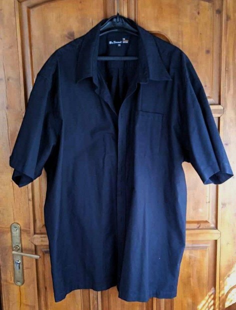 3XL Ben Sherman The original Oxford rvid ujj fekete ing