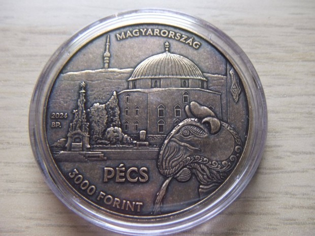 3.000 Ft Baranya Vármegye Pécs 2024 Emlékérem