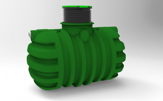 3.000 L RoSeptic, 2-kamrs szeptikus tartly