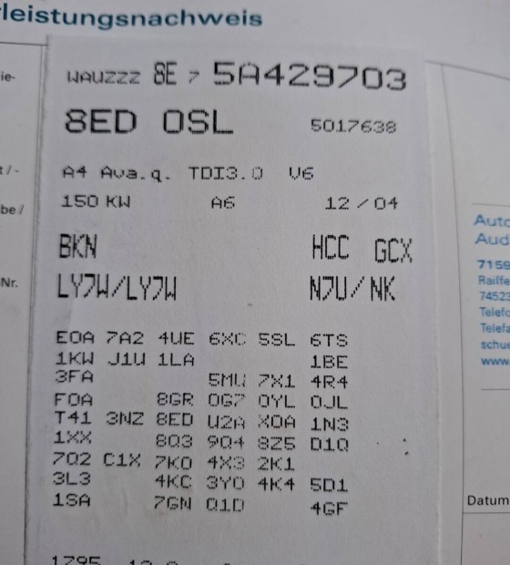 3.0tdi V6 BKN 204LE motor elad!