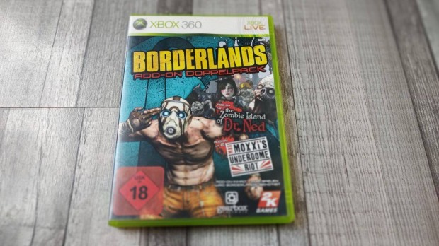 3+1Akci Xbox 360 : Borderlands Add-On Dopplepack - DLC Lemez !