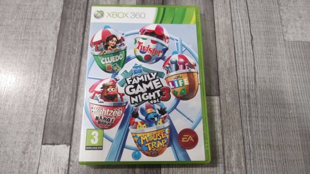 3+1Akci Xbox 360 : Hasbro Family Game Night Vol 3 - 5db Jtk !