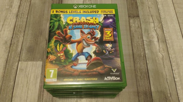 3+1Akci Xbox One(S/X)-Series X : Crash Bandicoot N Sane Trilogy - 3db