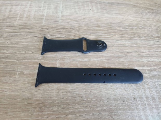 3,5 cm-es fekete frfi szilikon patentos raszj Apple