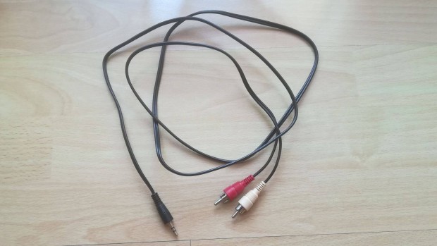 3,5 jack to RCA kábel, átalakító, adapter