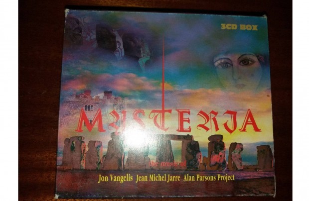 3 CD dsztasakban Misteria Jean Michael J, Vangelis,Alan Parsons