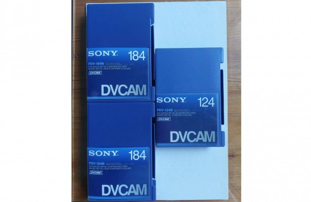 3-DB Sony Dvcam PDV-184N 124N Metal Videokamera Kazetta Vide Kazetta