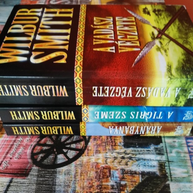 3 Wilbur Smith knyv egyben, szp llapotban