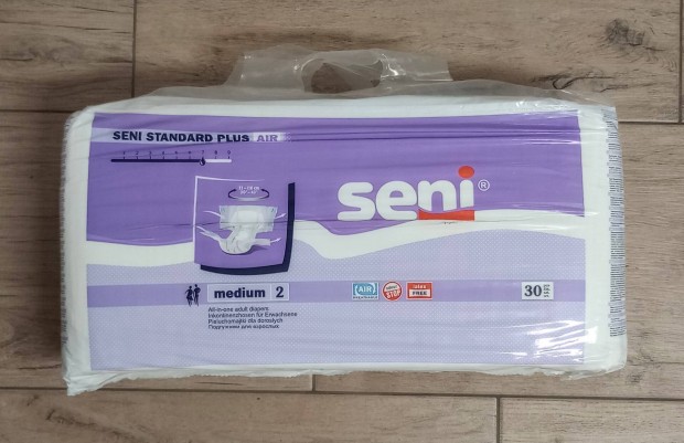 3 csomag Seni Standard Plus M felntt pelenka Medium mretben 
