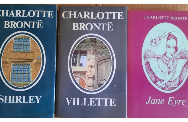 3 darab Charlotte Bront knyv elad