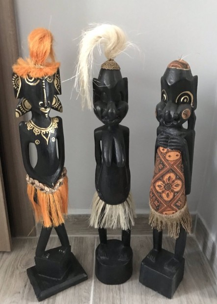 3 darab Maori szobor egyben elad klnleges ajnlat