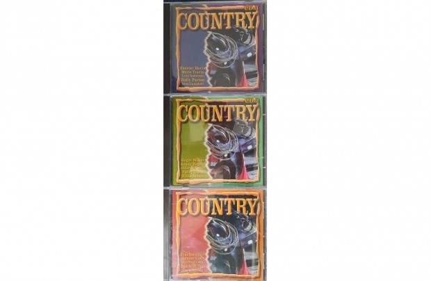3 darabos Country CD szett elad