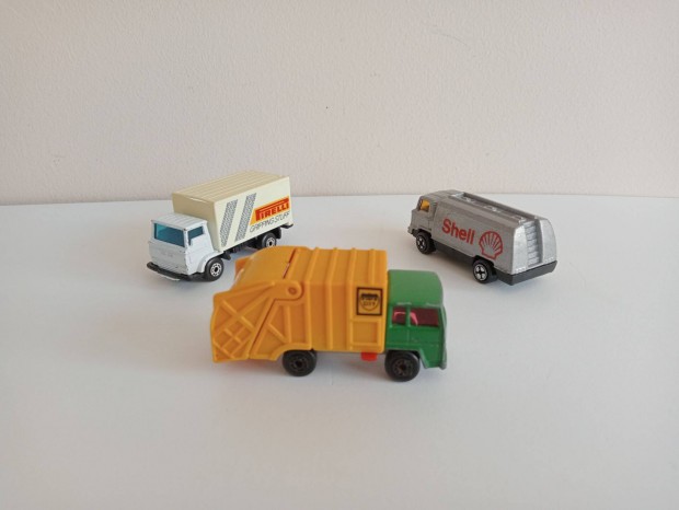 3 darabos kisaut csomag, teherautk, Matchbox