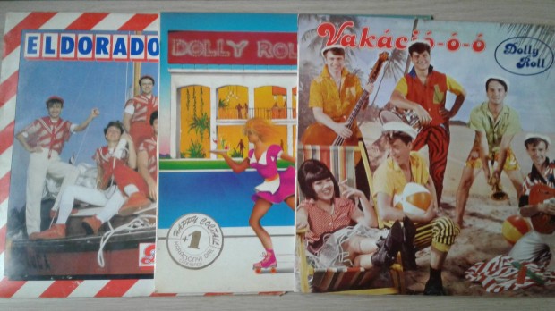 3 db Dolly Roll bakelit lemez - H